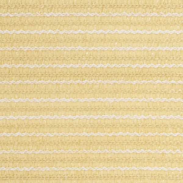 Balkongskärm beige 75x500 cm HDPE