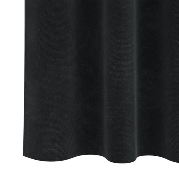 Gardiner 2 st Svart 140 x 260 cm Sammet