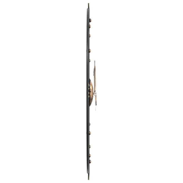 Väggklocka svart Ø60 cm järn