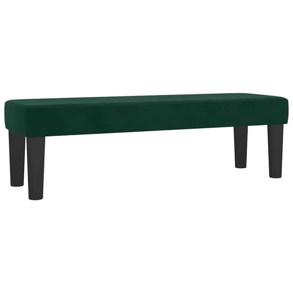 Ramsäng med madrass mörkgrön 200x200 cm sammet