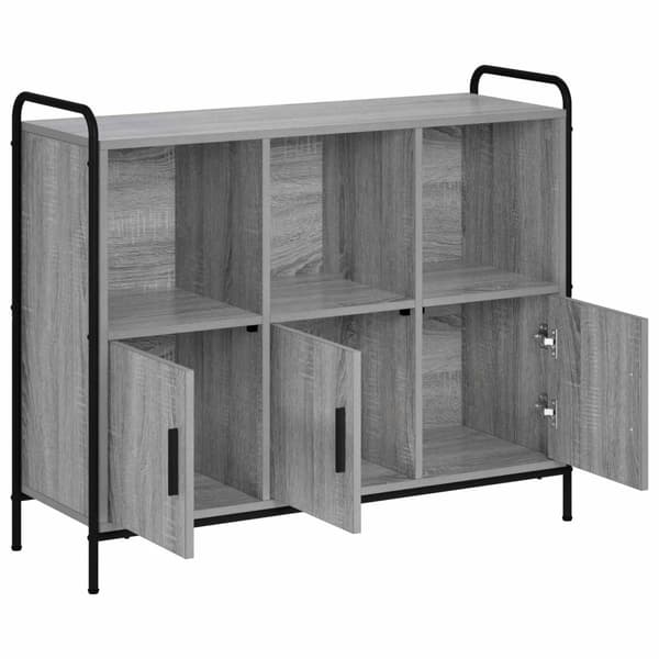 Sideboard Grå Sonoma 97 x 33 x 81 cm Konstruerat trä