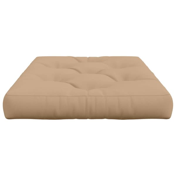 Pallkudd VIANEN 100% Polyester Sand 120 x 60 x 12 cm