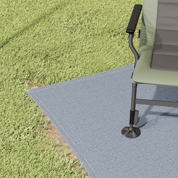 Tältmatta Blå och grå 400 x 250 cm polyeten
