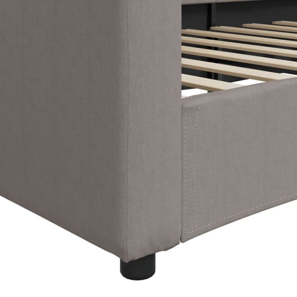 Dagbädd taupe 100x200 cm tyg