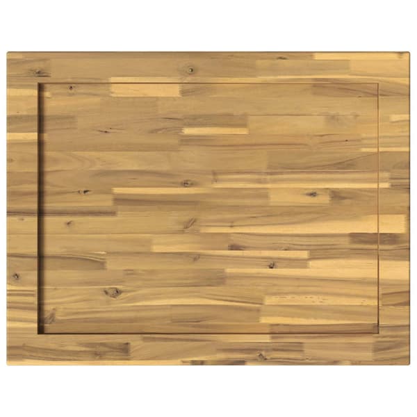 Rektangulärt Bordsskiva 90 x 50 x 3,5 cm Rektangulär Vit