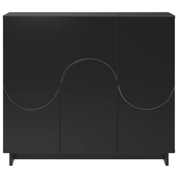 Sideboard Svart 85.5 x 31 x 75 cm Konstruerat trä