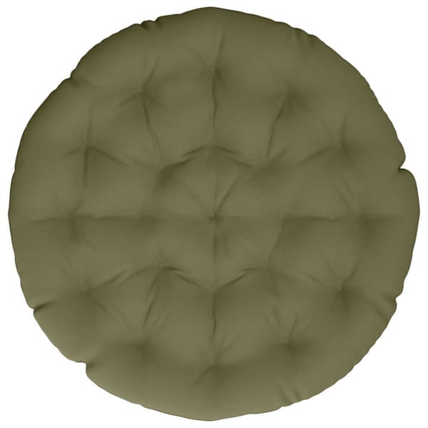 Papasan-kudde VIANEN 100% Polyester Olivgrön Ø 100 x 12 cm