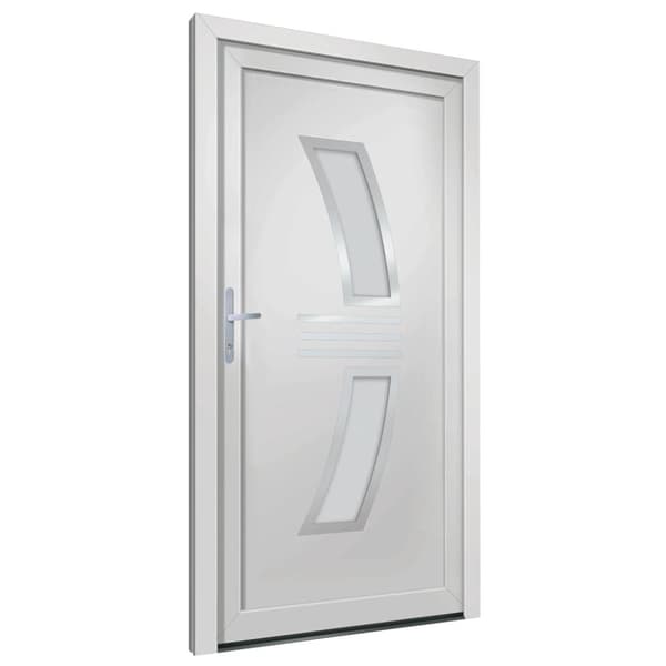 Ytterdörr vit 88x200 cm PVC