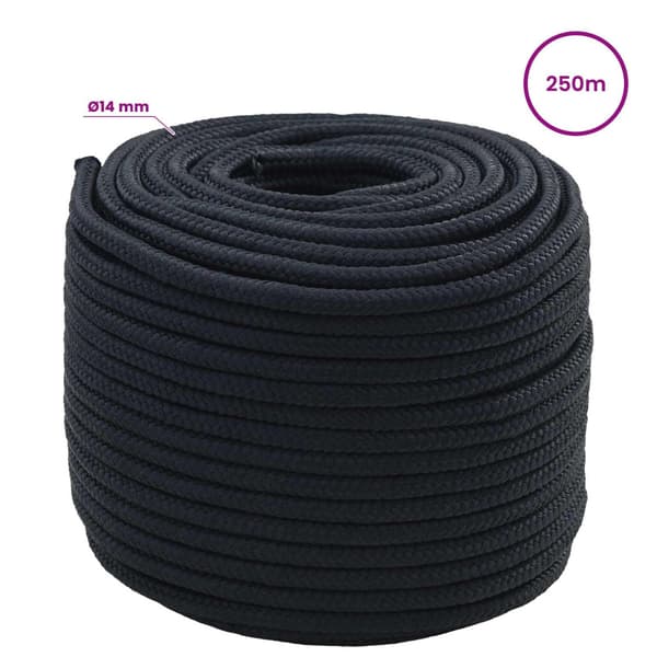 Mångsidigt bruksrep 14 mm 250 m Kungsblå Polyester