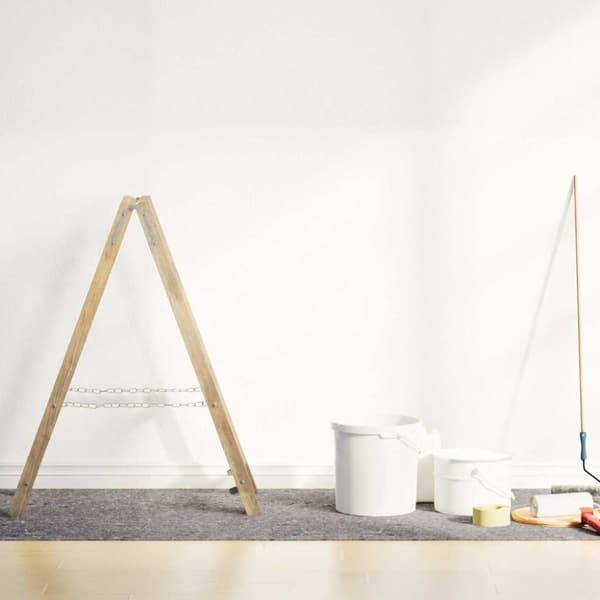 Halkfri målarduk 50 m 220 g/m² grå