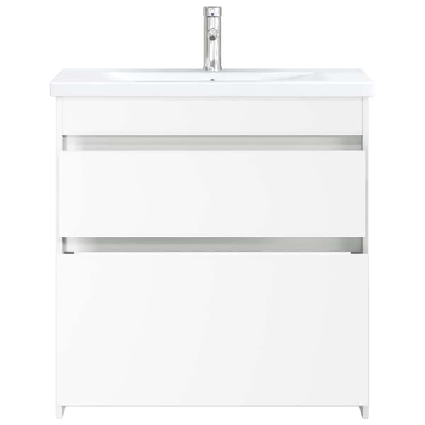 Badrumsmöbelset Vit 81 x 40 x 84,5 cm Konstruerat trä