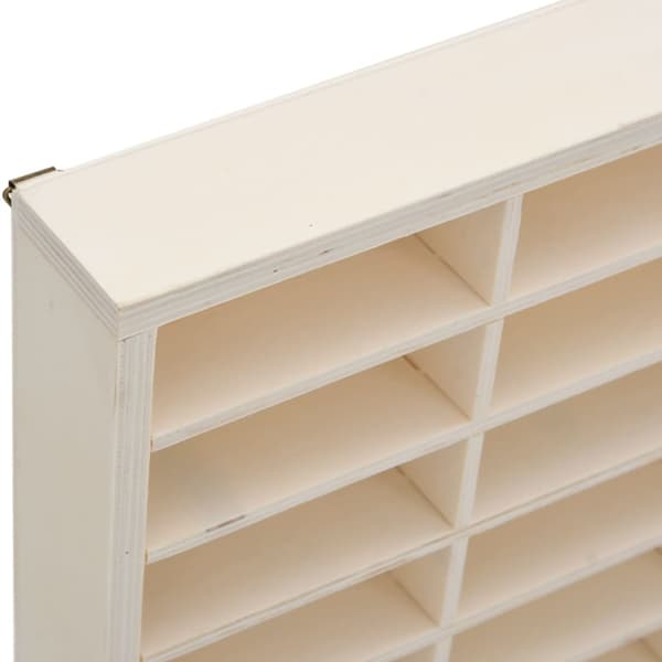 Trämonter för samlarobjekt med 80 fack 80x4,5x40,5cm