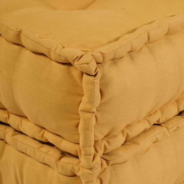 Modulsofa enhet Tyg Gul 210 x 70 x 56 cm