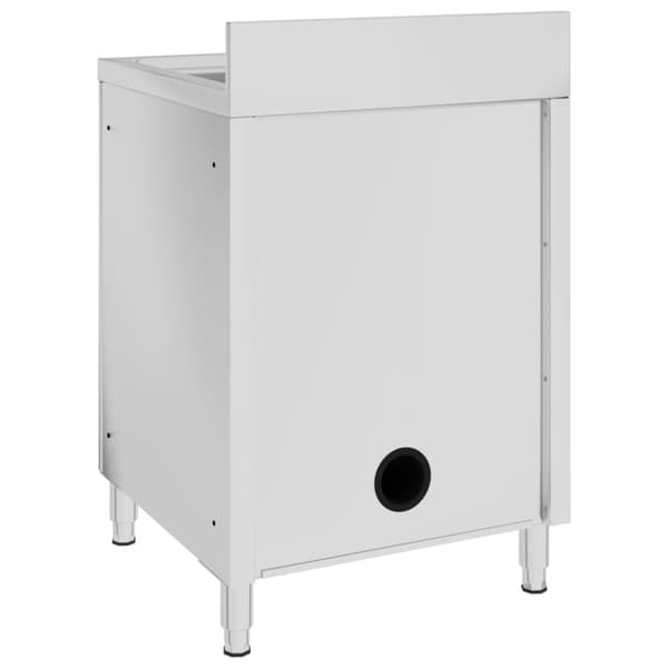 Diskho för storkök 60x60x96 cm rostfritt stål