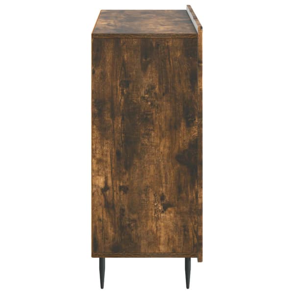 Sideboard Rökt ek 89 x 34,5 x 82 cm Konstruerat trä