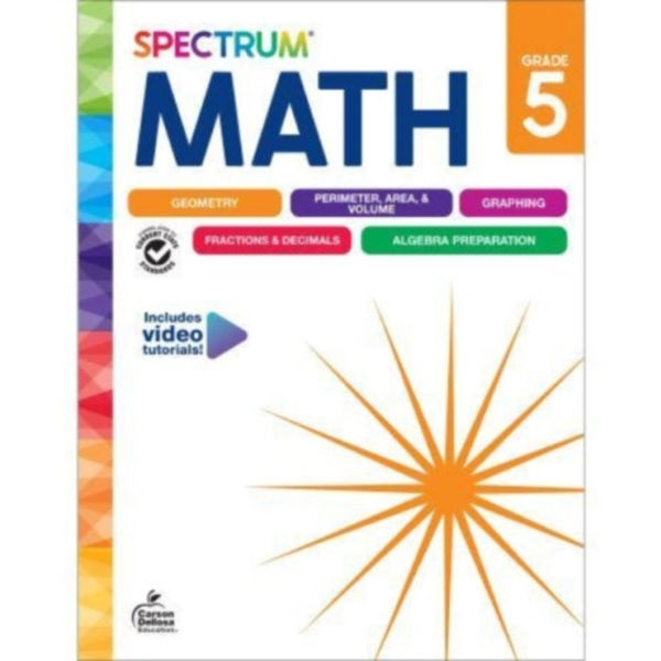 Spectrum Math Workbook Grade 5 (häftad, eng)
