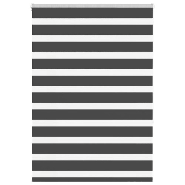Rullgardin zebra svart 115x150 cm tyg bredd 110,9cm polyester