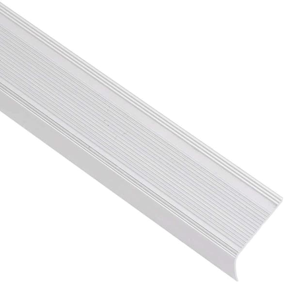 Trappnäsor i L-form 5 st aluminium 100 cm silver