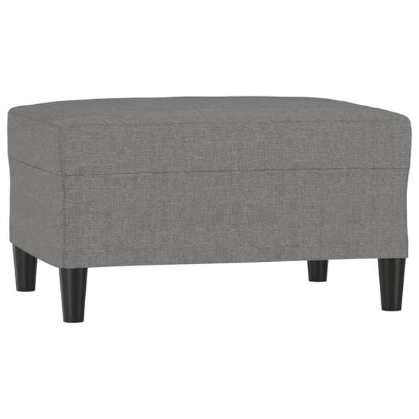 Fotpall mörkgrå 70x55x41 cm tyg