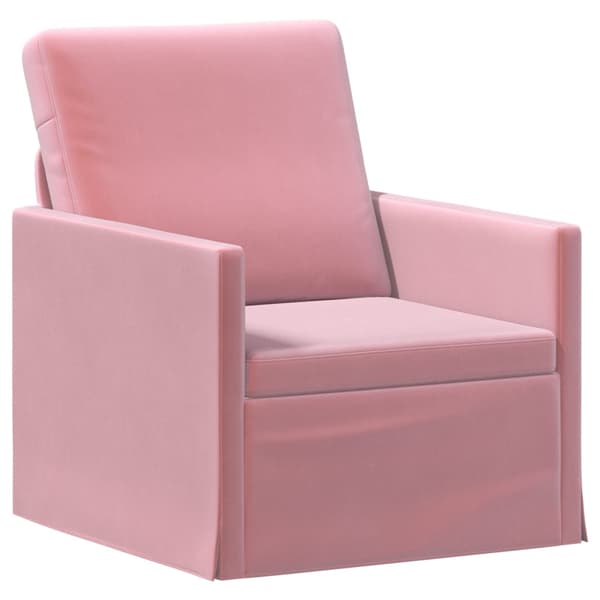 Soffset 2 st Rosa Sammet (V)