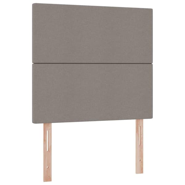 Förvaringssäng med madrass Taupe 90 x 200 cm Polyester