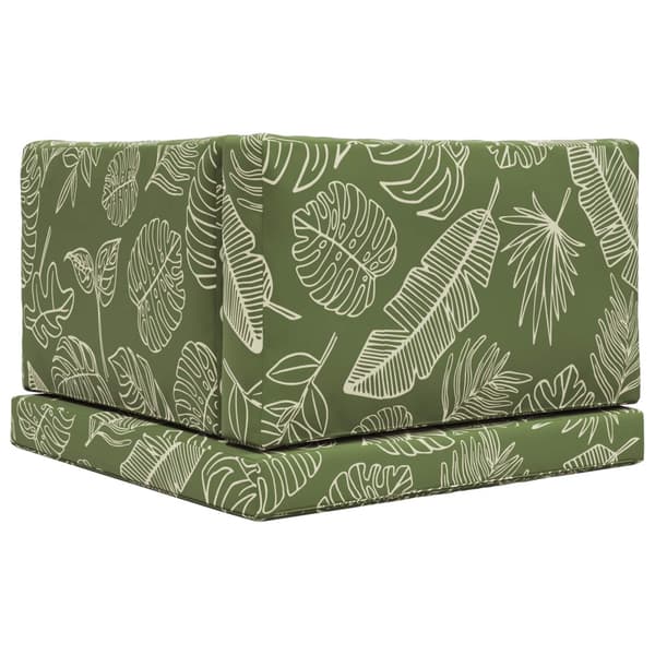 Utomhus Soffa Kudde 3 pcs Bladdesign Polyester