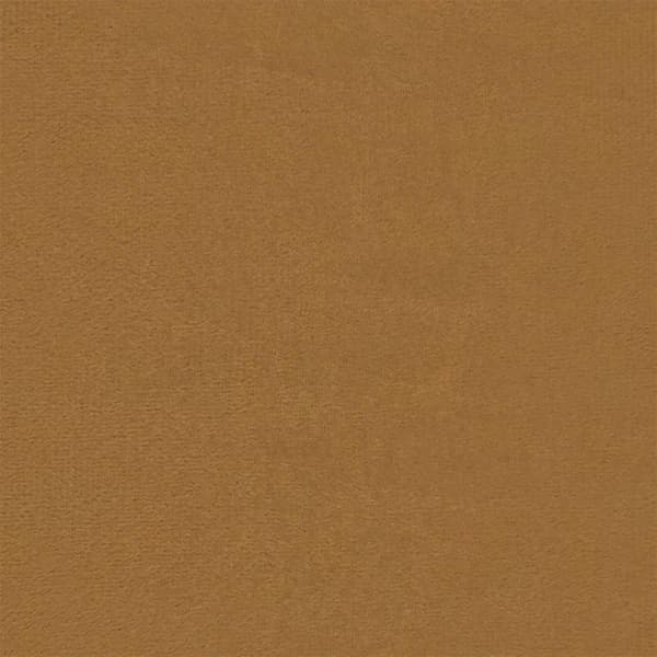 Vilstol med fotpall brun sammet