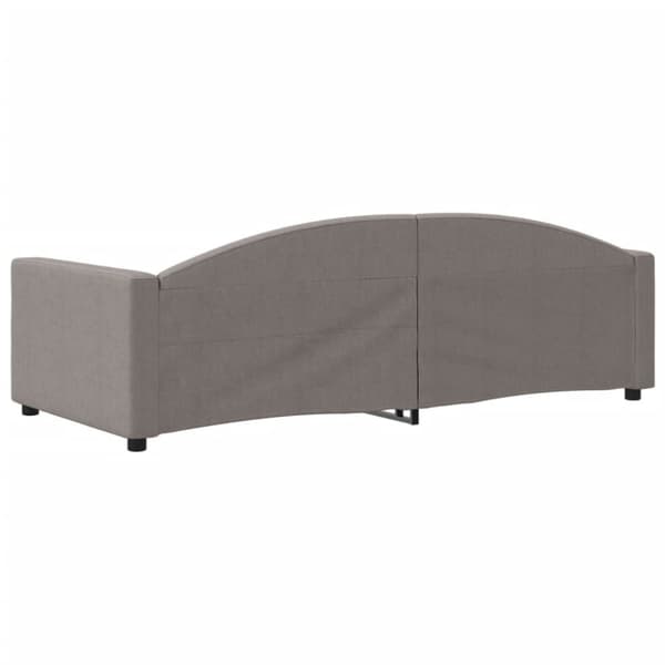 Dagbädd taupe 90x200 cm tyg