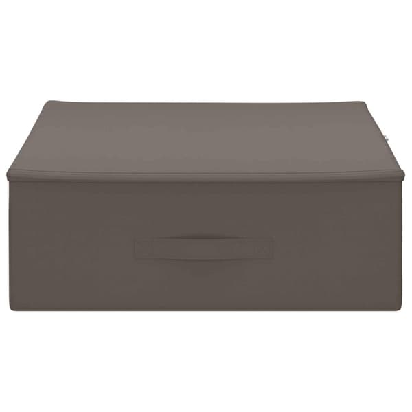 Förvaringslåda Grå 90 x 48 x 15 cm Non-woven tyg
