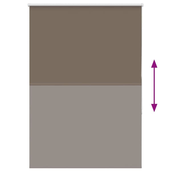 Mörkläggningsgardin kaffe 90x150 cm tyg bredd 85,7 cm polyester