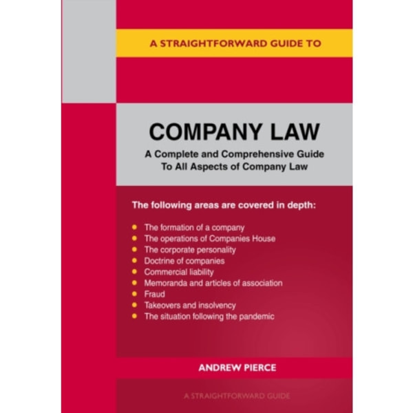 A Straightforward Guide to Company Law (häftad, eng)