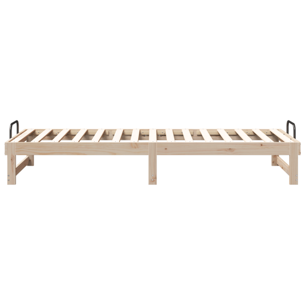 Sängram Brun 80 x 210 cm Massiv furu