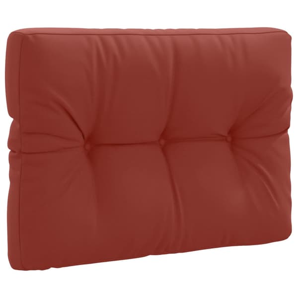 Pallryggkudde VIANEN 100% Polyester Röd 70 x 60 x 12 cm