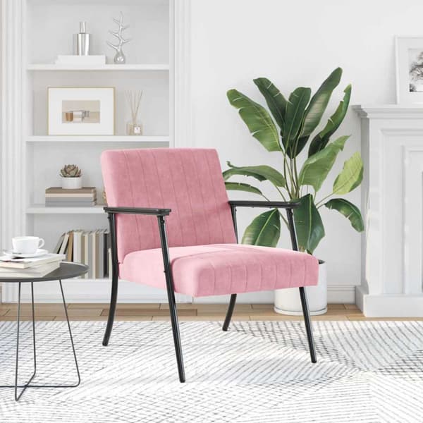 fåtölj Rosa 59 x 75 x 78 cm Sammet