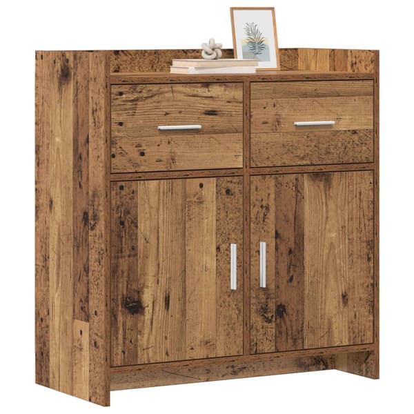 Sideboard Gammalt trä 75 x 36 x 80 cm Konstruerat trä