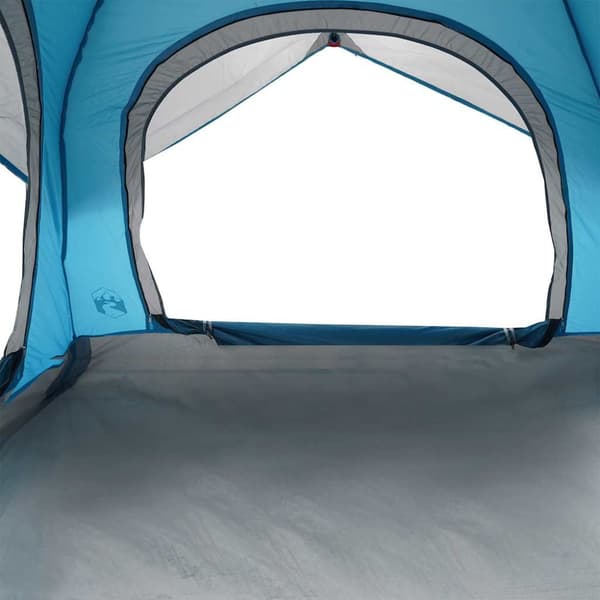 Campingtält 4 personer blå vattentätt