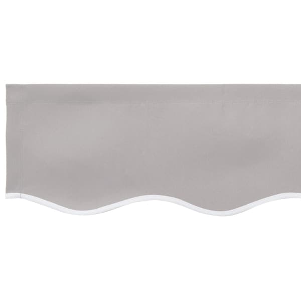 Markiskappa Ersättning Ljusgrå 230 x 20 cm Polyester