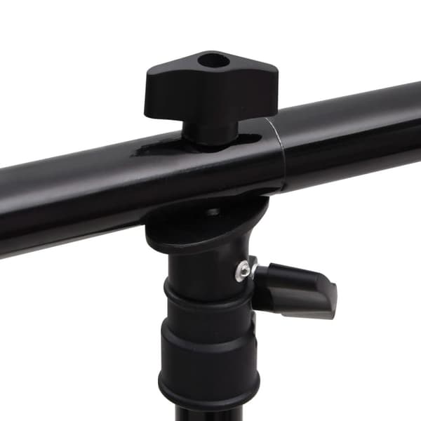 T-stativ svart 91x60x(70-200) cm