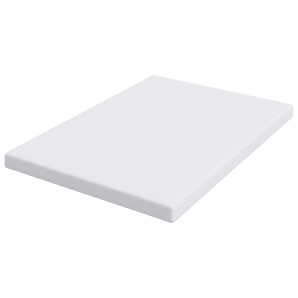 Memory foam madrass toppers 140 x 200 cm Thick Mjuk Vit