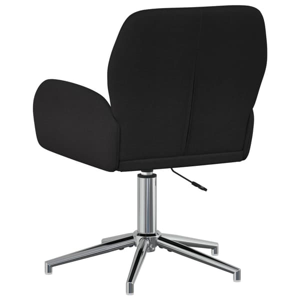 Svanstol 54 x 58 x 90 cm Svart Tyg