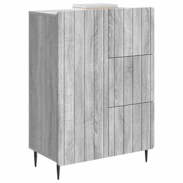 Sideboard Grå sonoma-ek 66 x 34,5 x 91,5 cm Konstruerat trä