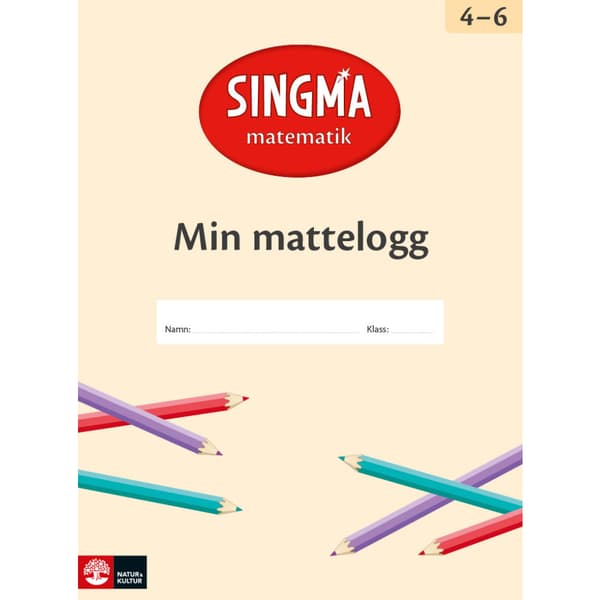 Singma matematik åk 4-6 Min mattelogg  (10-pack) (häftad)