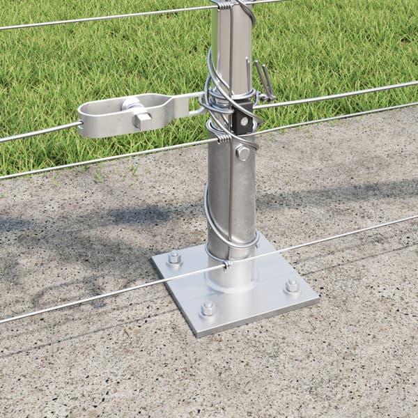 Stängselstolpe Galvaniserad 50 x 0,8 m Stål