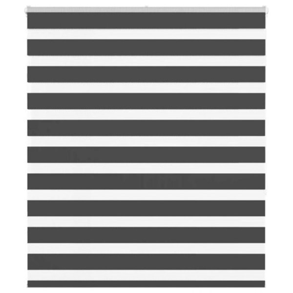 Rullgardin zebra svart 120x150 cm tyg bredd 115,9cm polyester
