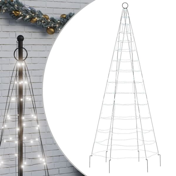 LED julgran 200 LED kallvit 180 cm