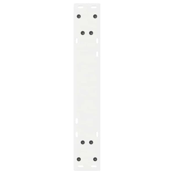 Matbordsben 2 st vita 50x(72-73,3) cm stål