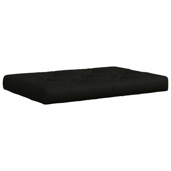 Pallkudd VIANEN 100% Polyester Svart 120 x 60 x 12 cm