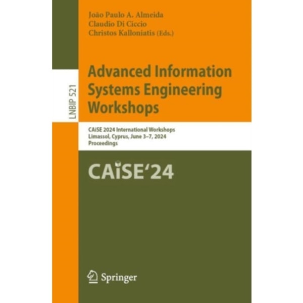 Advanced Information Systems Engineering Workshops (häftad, eng)