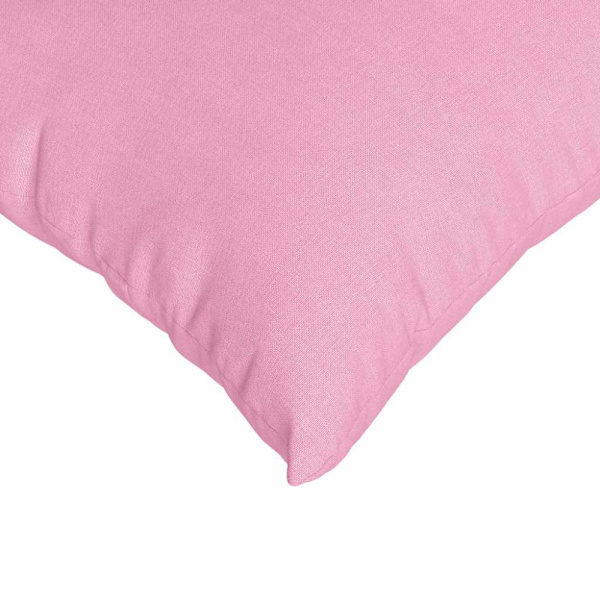 Sofakuddar 2 pcs Rosa 60 x 60 cm tyg