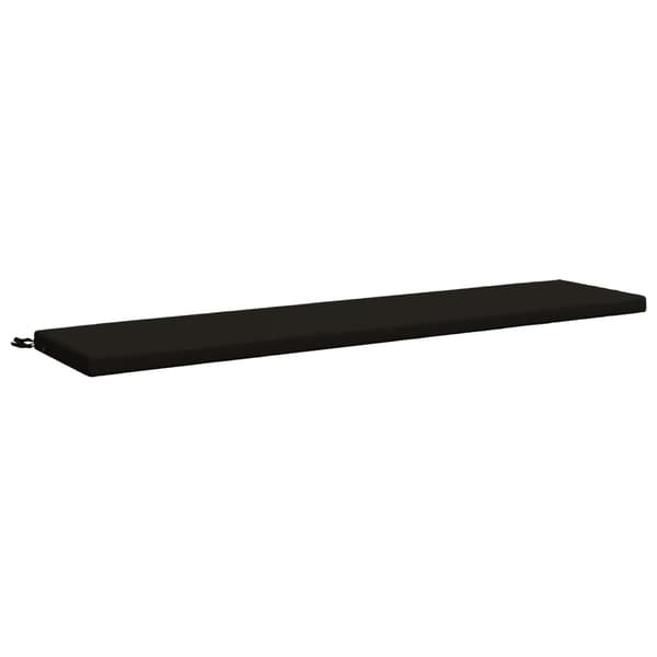 Bänk kudde SOEST 100% Polyester Svart 170 x 40 x 5 cm